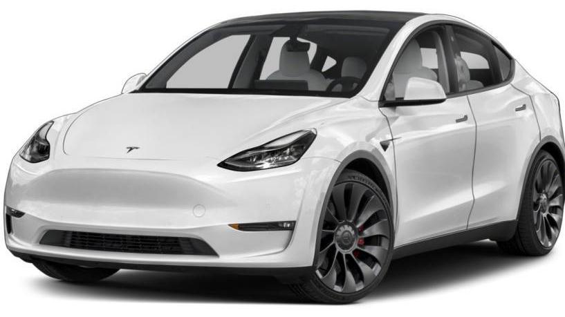 TESLA MODEL Y 2021 5YJYGDEE9MF076608 image